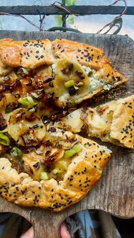 Crostata Salata- Potato + Leeks