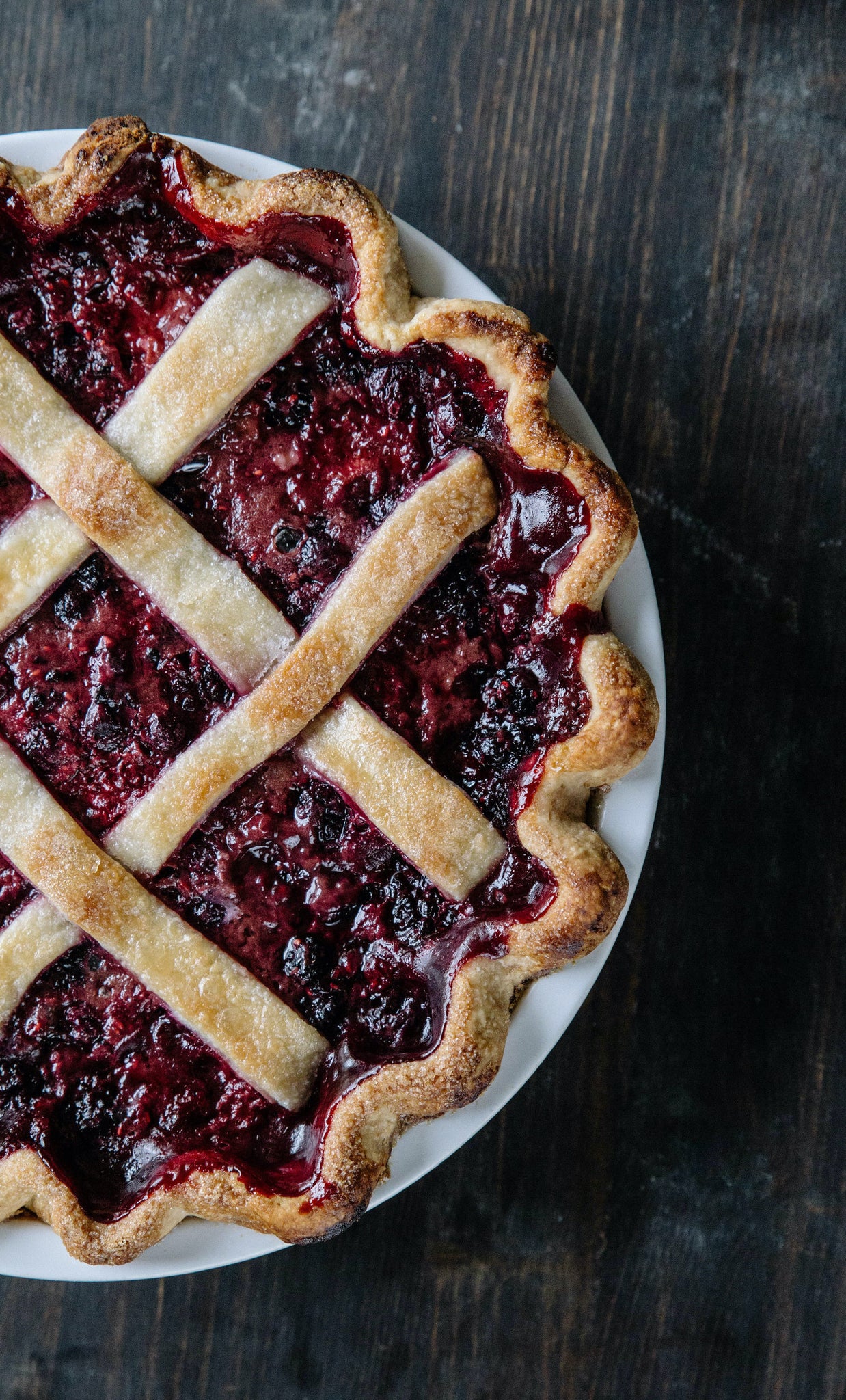 Crostata- Berry Rhubarb Balsamic